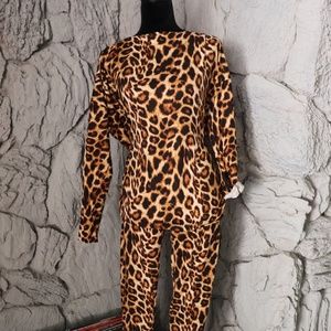 fashion nova cheetah set